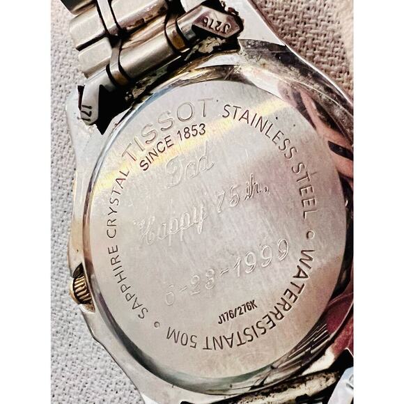 Tissot 1853 PR50 Two Tone Men's 36mm Swiss Quartz Wristwatch with new battery - Picture 4 of 4